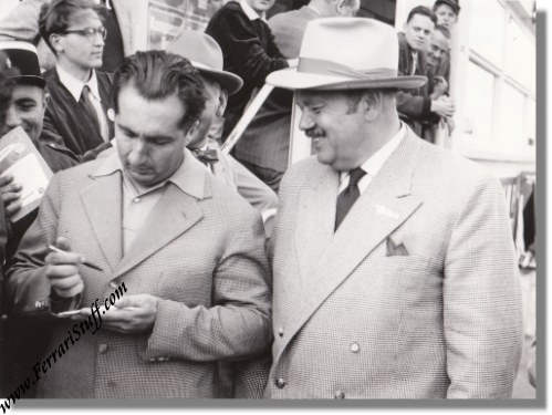 Vintage 1953 photo of Alberto Ascari 1000 KM Rennen Nurburgring