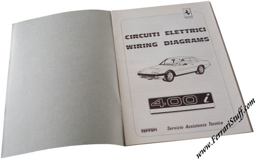 1983 ferrari 400i wiring diagrams manual 291/83 | 291/83 1983 ferrari 400i wiring diagrams manual 291/83 | 291/83, Wiring diagram