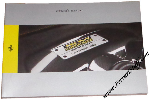 2008 Ferrari 16M Scuderia Spider Owners Manual 3466/08 in Russian 2008 Ferrari 16M Scuderia Spider Owners Manual 3466/08 in Russian