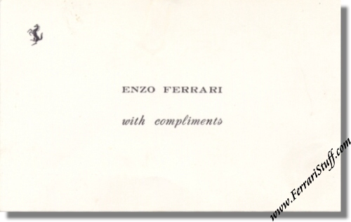 with compliments