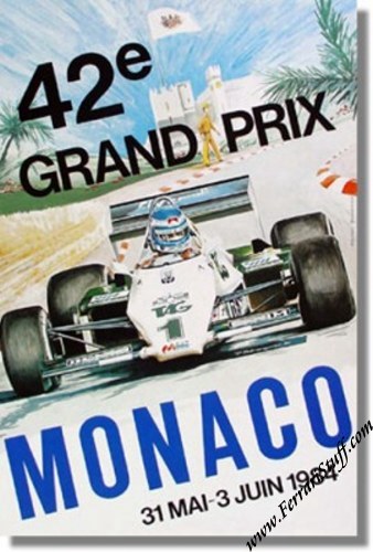 monaco gp map. Original 1984 Monaco GP Race