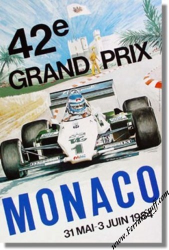 Original 1984 Monaco GP Race monaco gp map. Original 1984 Monaco GP Race