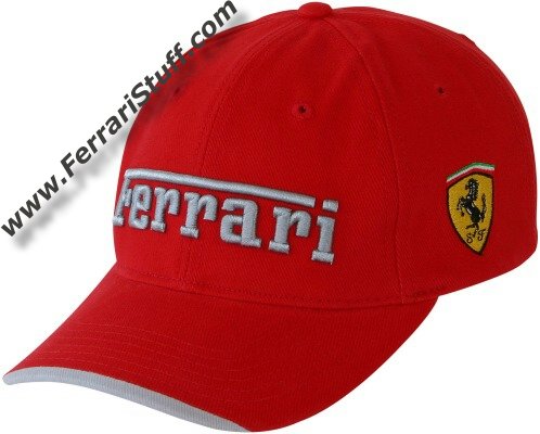 ferrari leather baseball cap hat hi lite peak volume red ebay scuderia ferrari leather baseball cap hat hi lite peak volume red ebay scuderia