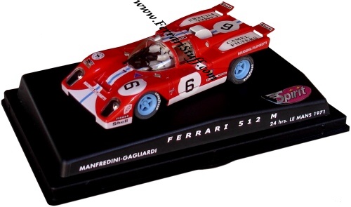 Ferrari 512M S N 1050 Le Mans 24 Hours 1971 Manfredini and Gagliardi Spirit