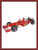 HotWheels Michael Schumacher 999 Grand Prix Points Ferrari F2003-GA 1/18  Diecast Scale Model