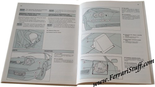 1986 Ferrari Literature and Memorabilia